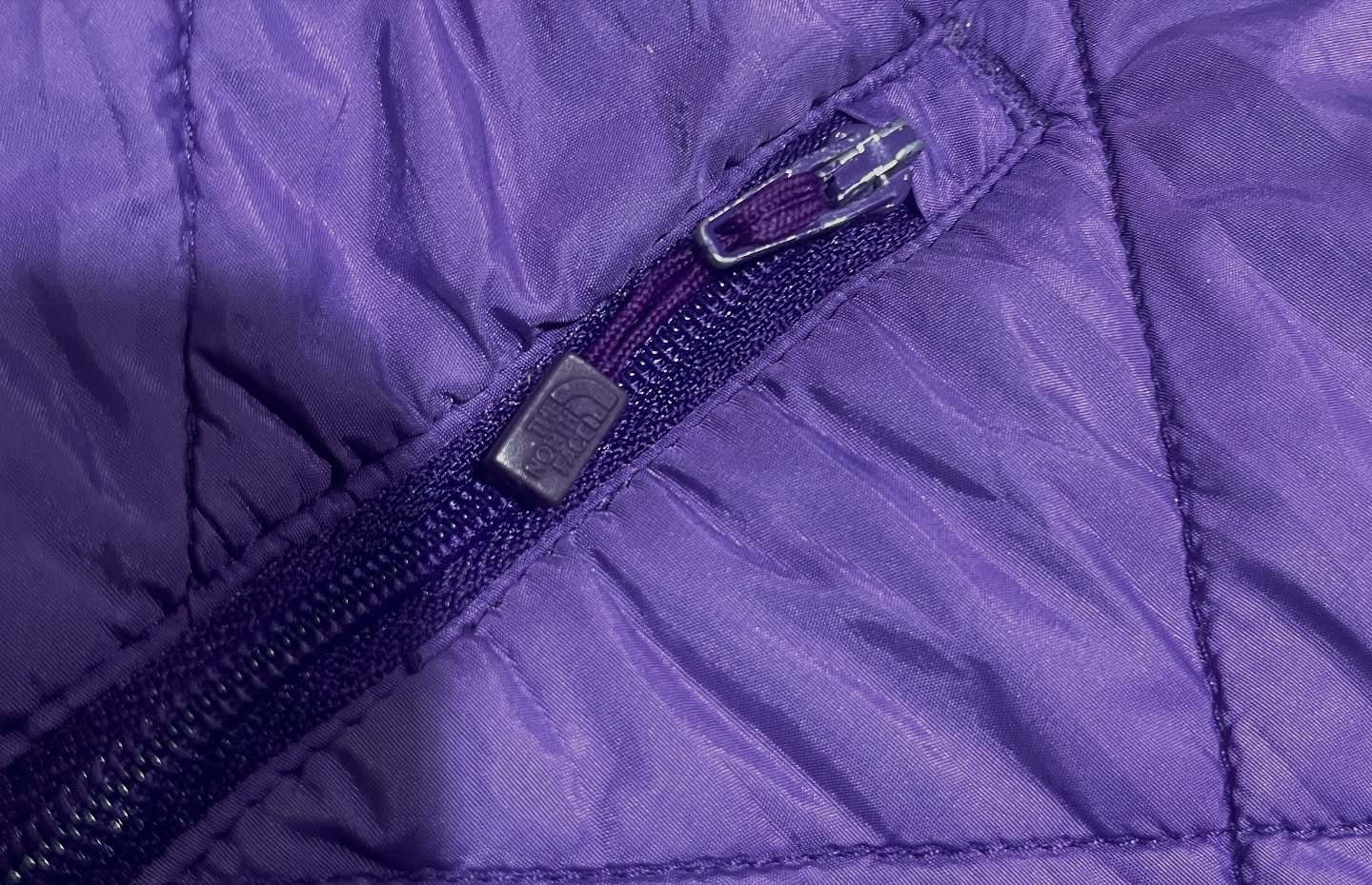 The North Face Puffer Jacket Size M Purple