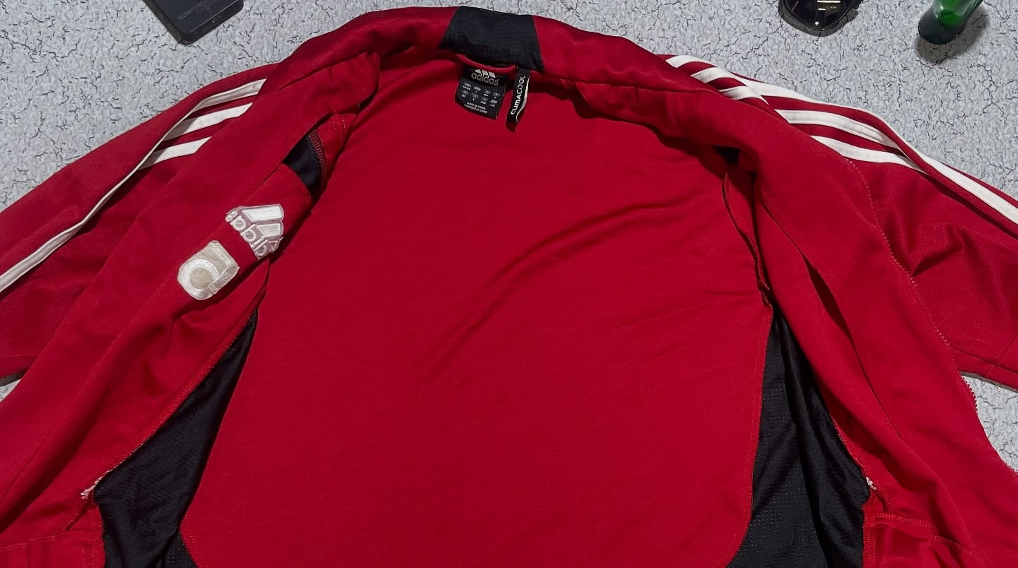 Adidas Climacool Track Jacket Red-M