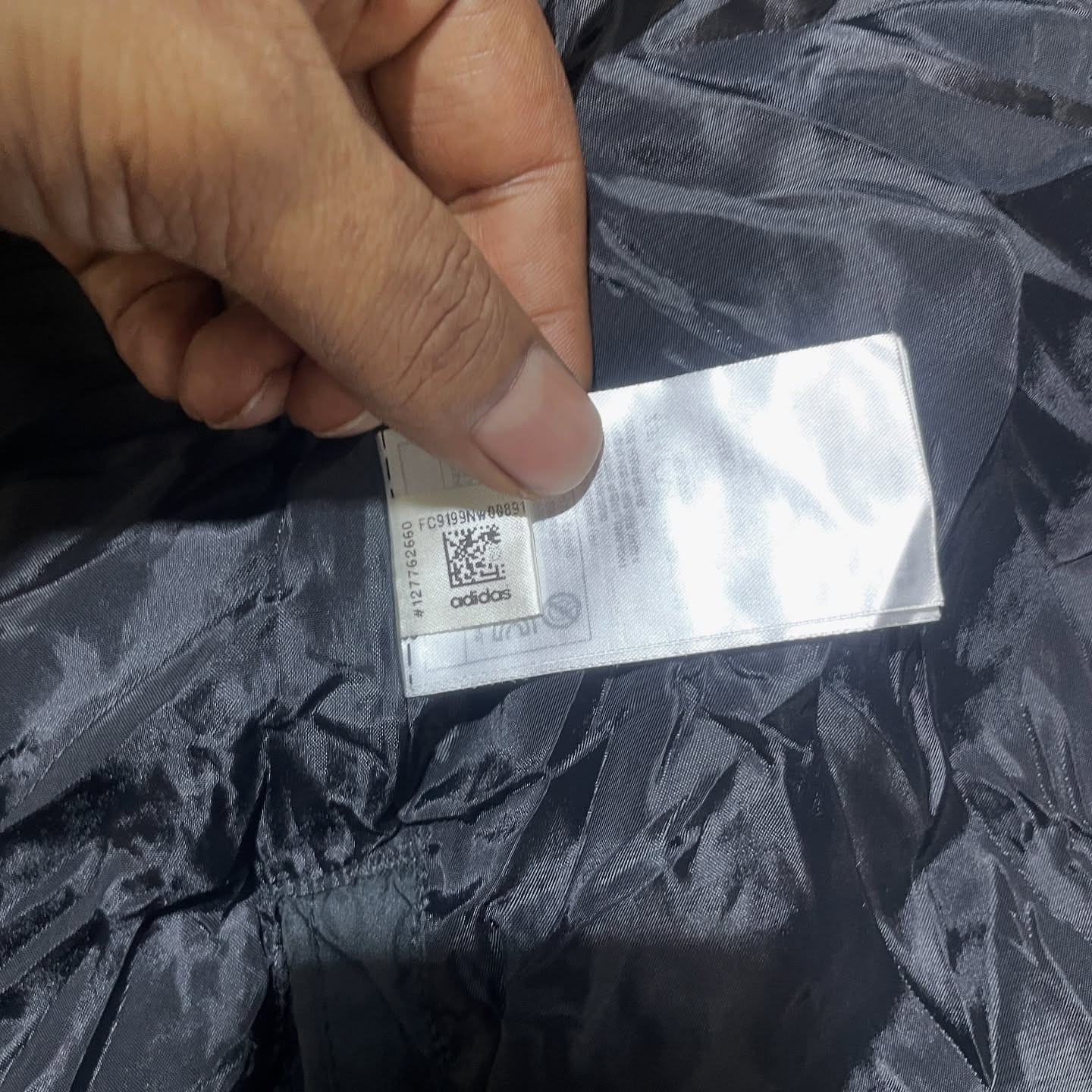 Adidas Parka Jacket Grey Size M