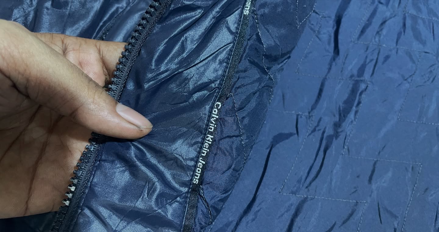 Calvin Klein Jeans Winter Jacket Shining Black Size L