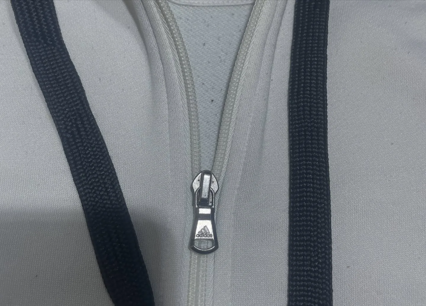 Adidas Women's Hoodie Track Jacket White-S