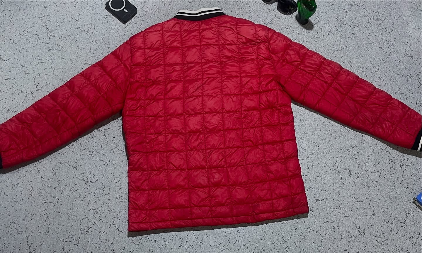 Puma Lite Weight Puffer Jacket Xl Red