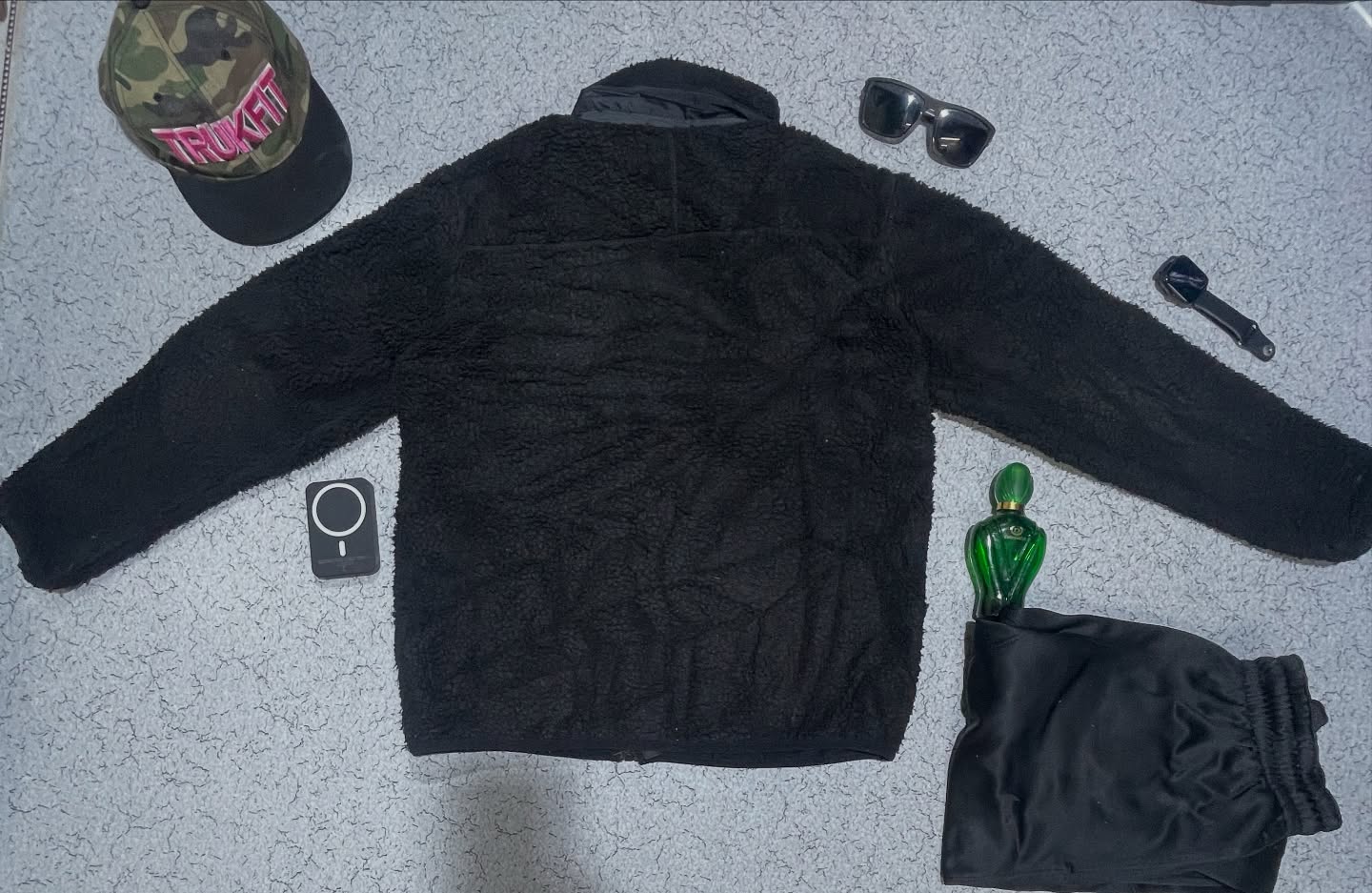 Nike Fleece Jacket Size M Colour Black