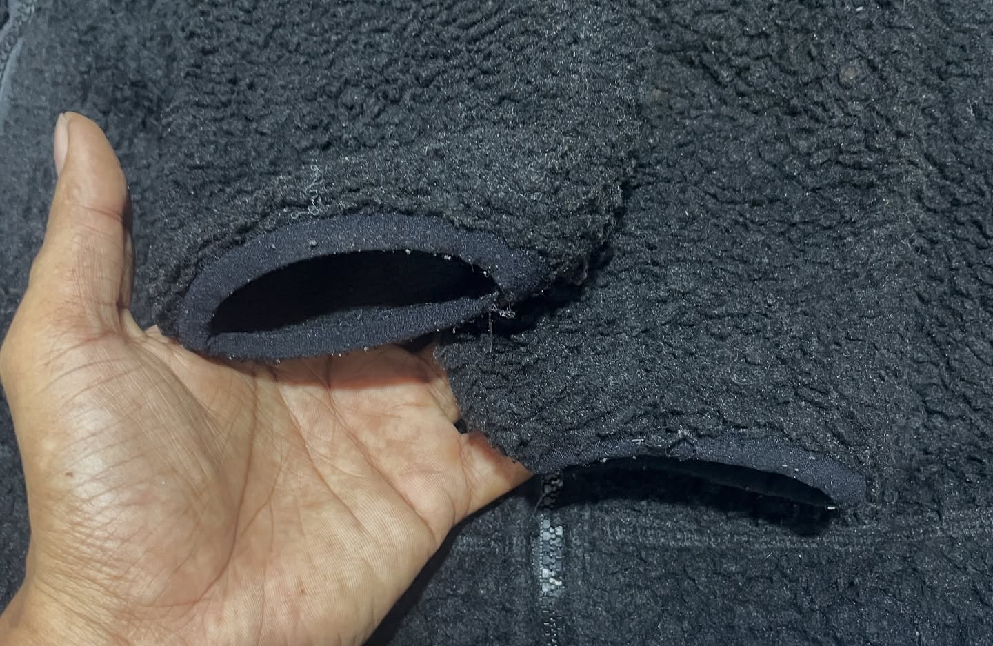 Nike Fleece Jacket Size M Colour Black