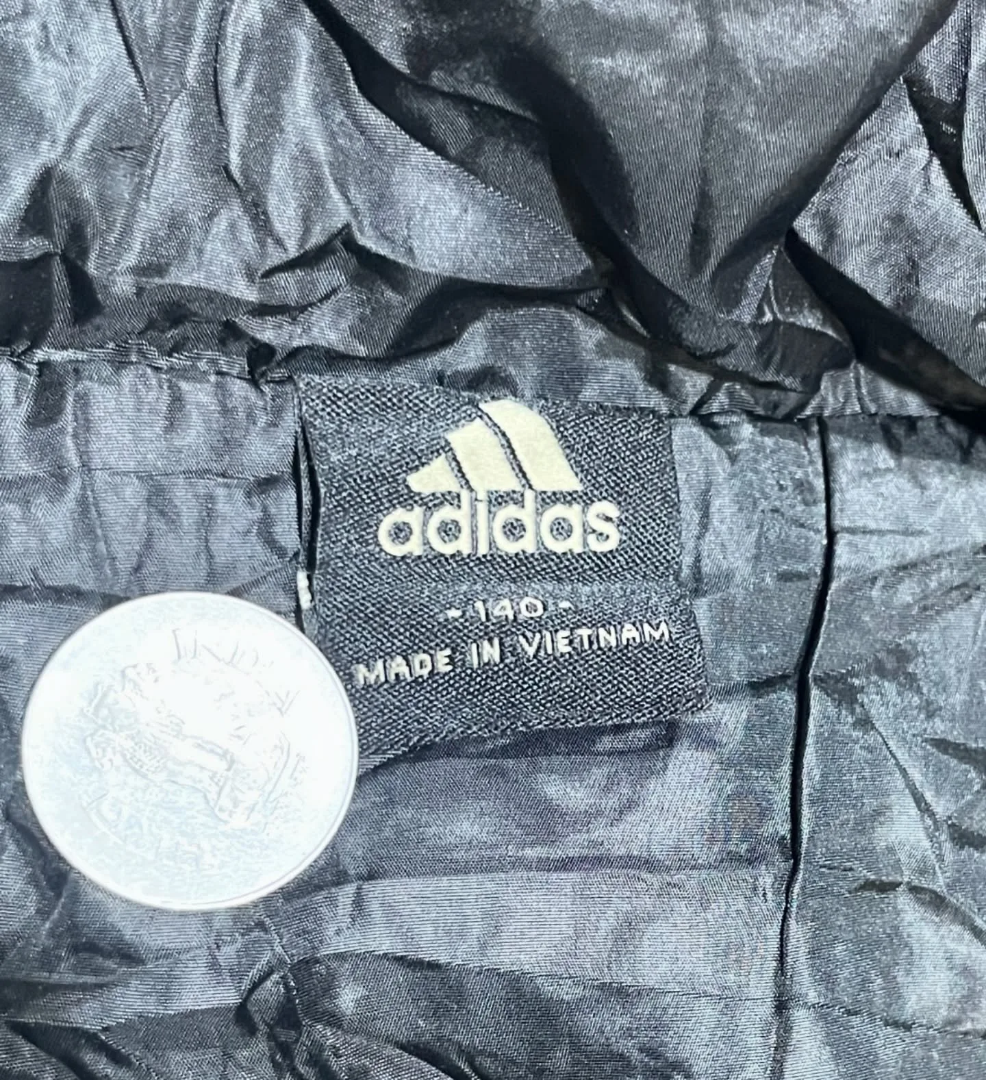 Adidas Men’s Full-Zip Long Hooded Puffer Parka Jacket Black/White M
