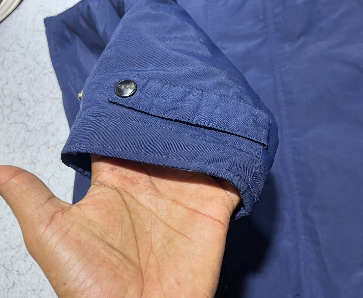 Kappa Parka Jacket Hoodie Dark Blue Size L