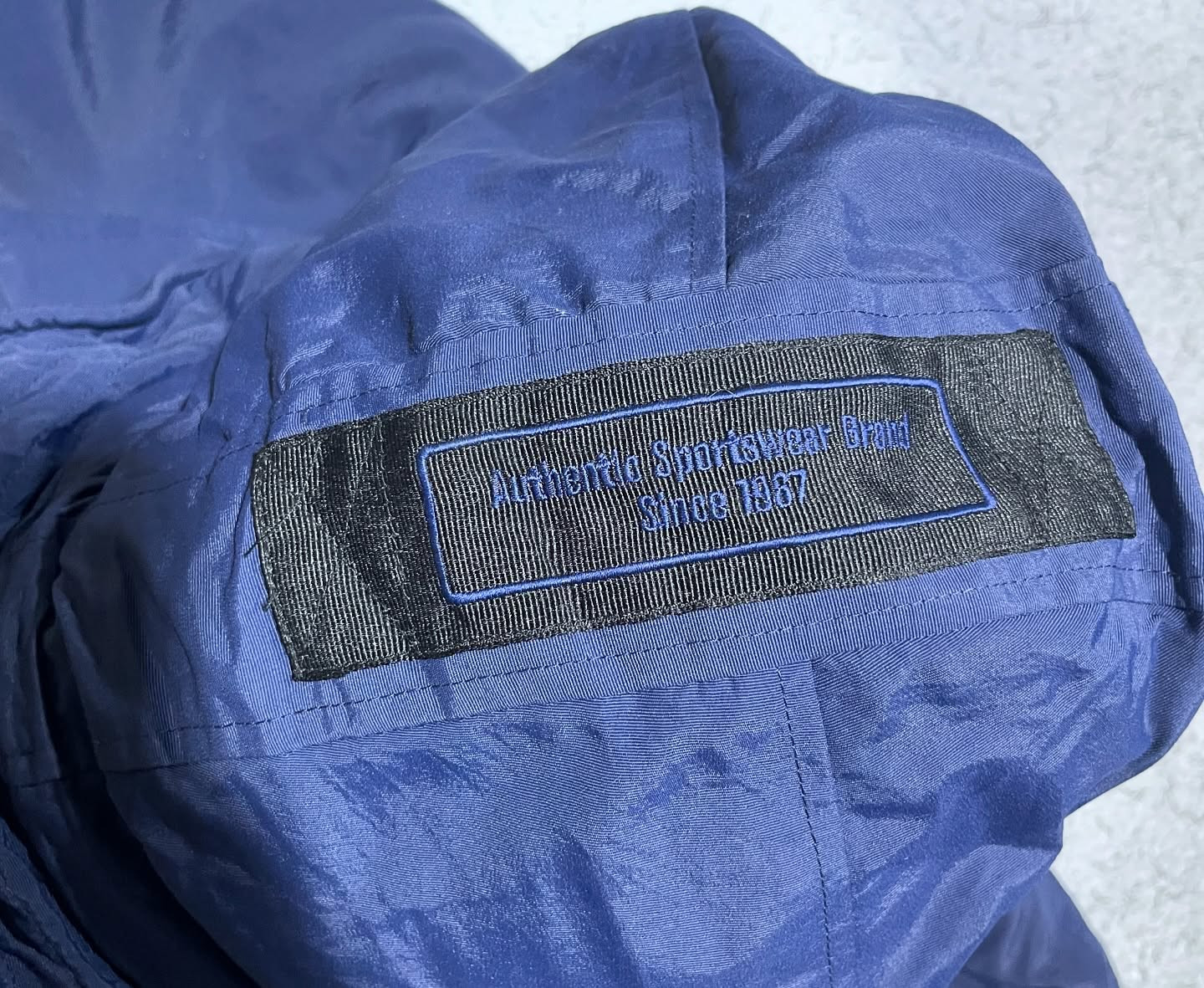 Kappa Parka Jacket Hoodie Dark Blue Size L