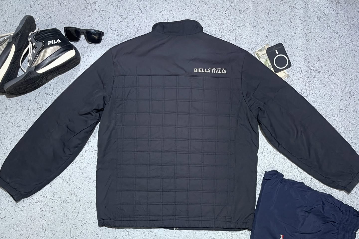 Fila Bella Italia Winter Jacket Size Xxl Black