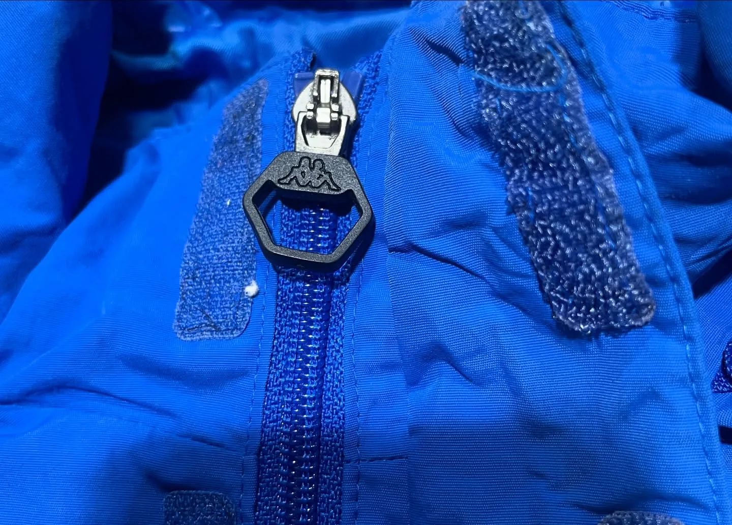 Kappa Hoodie Heavy Winter Jacket Size L Blue