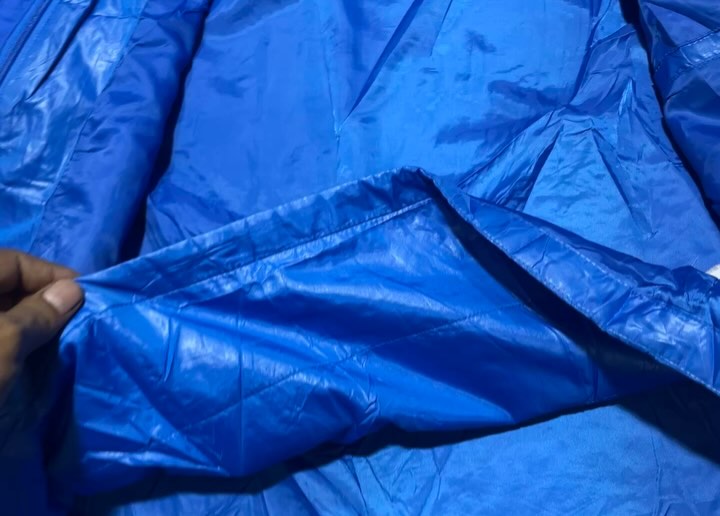 Kappa Hoodie Heavy Winter Jacket Size L Blue