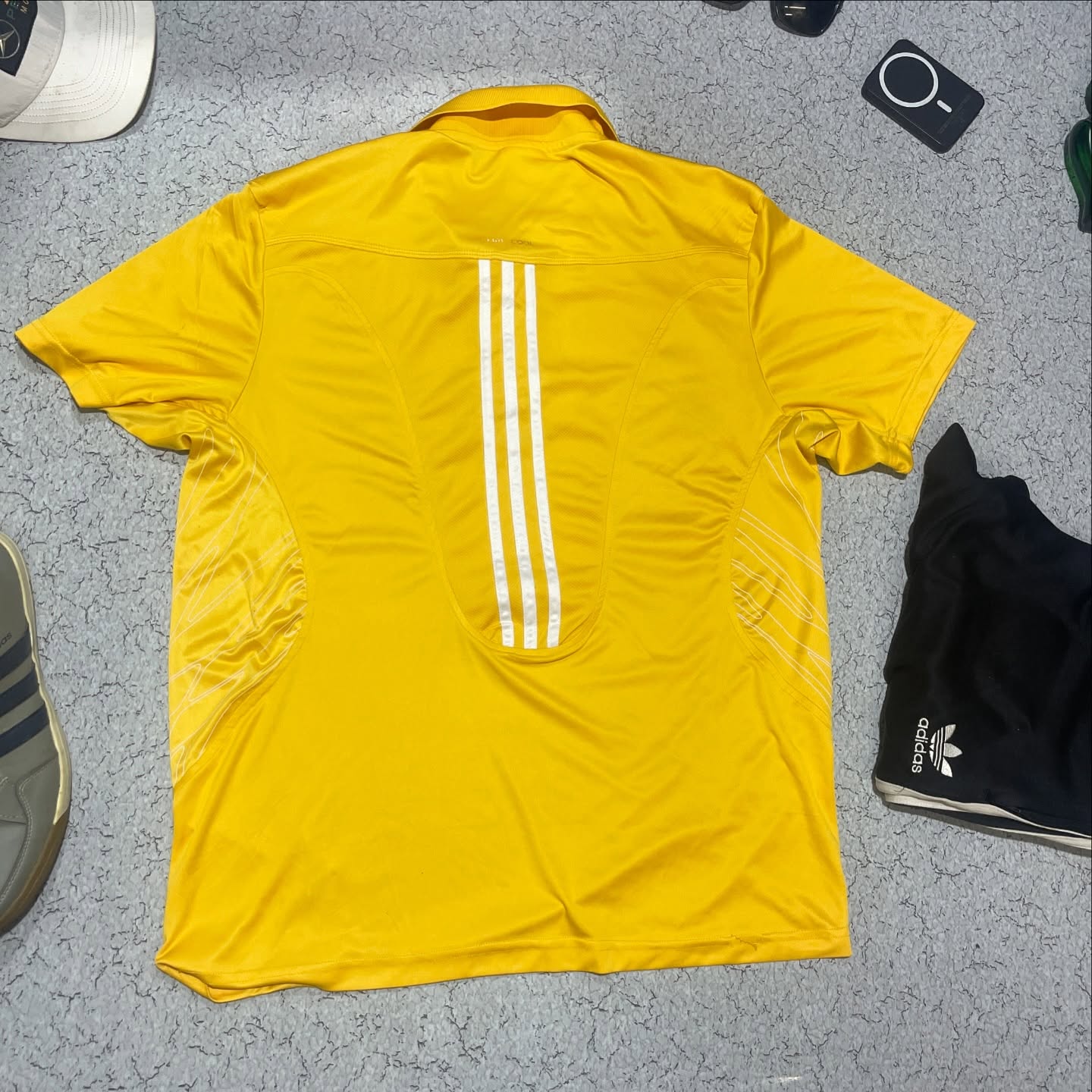 Adidas Half Sleeve Tshirt Yellow-L