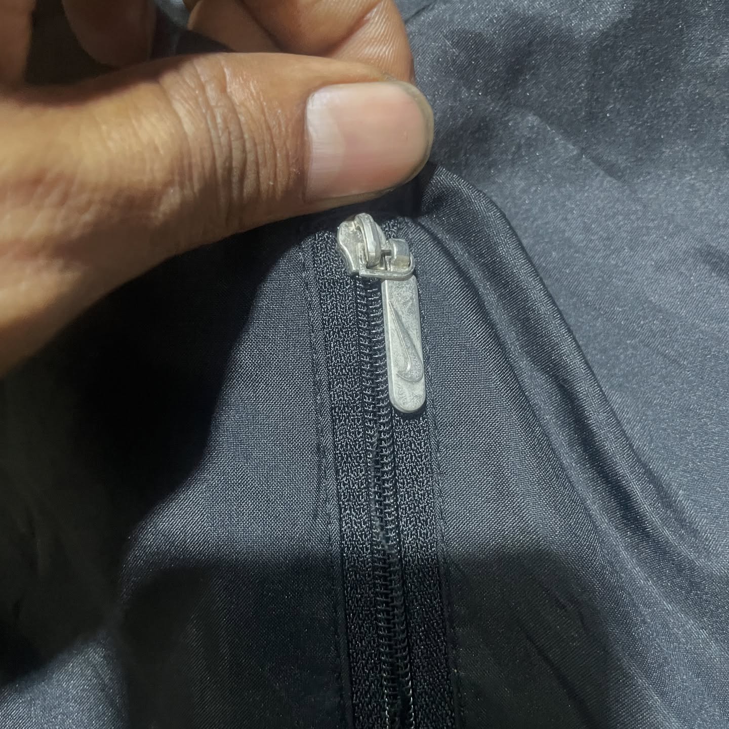 Nike vintage hoodie jacket size L black