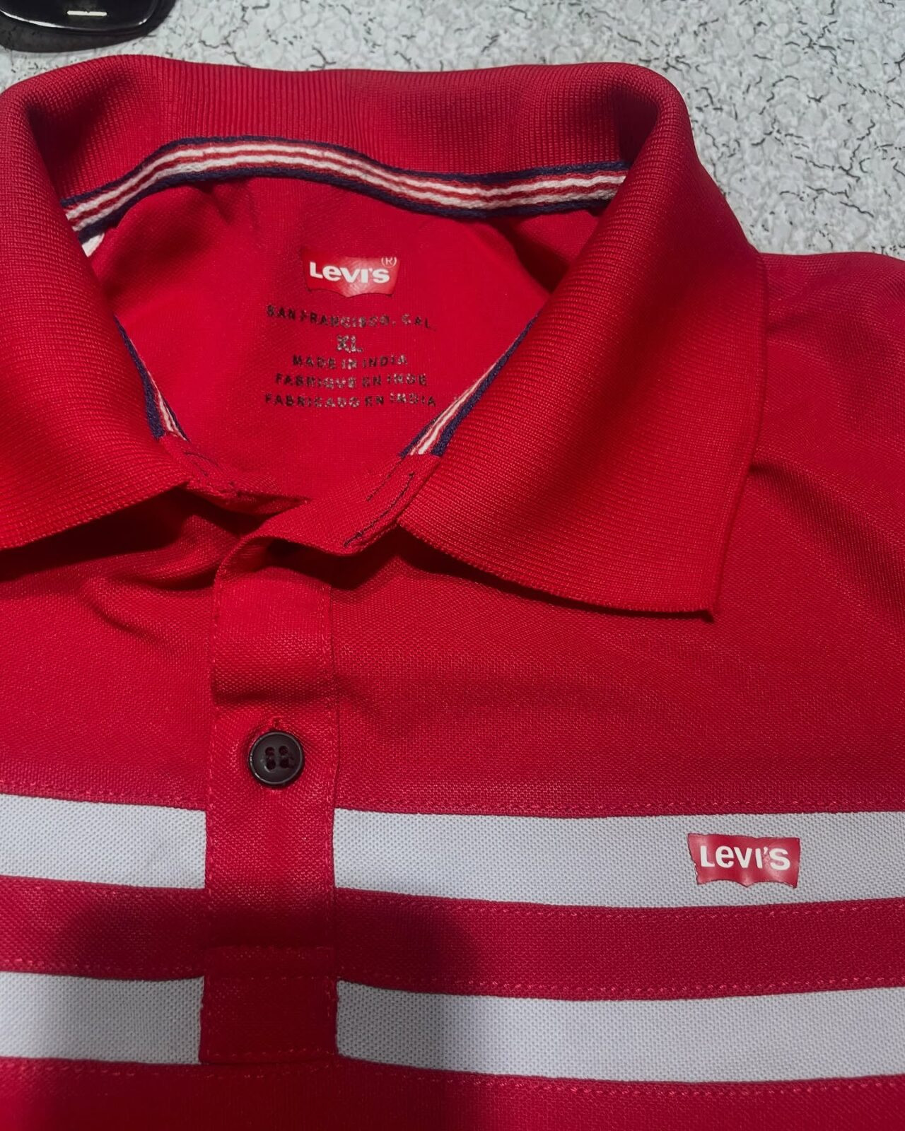 Levi's Mens Tshirt Size M Colour Red