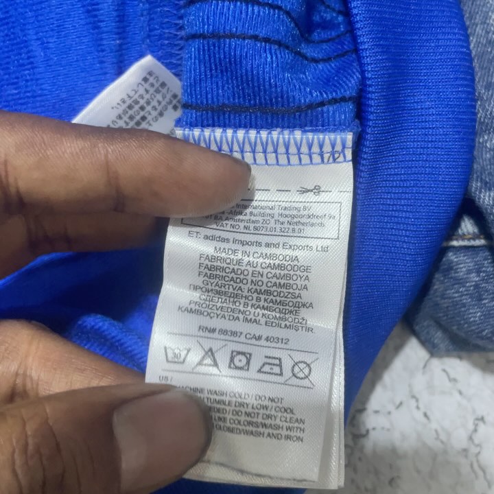 Adidas Track Jacket Blue Size Xxl