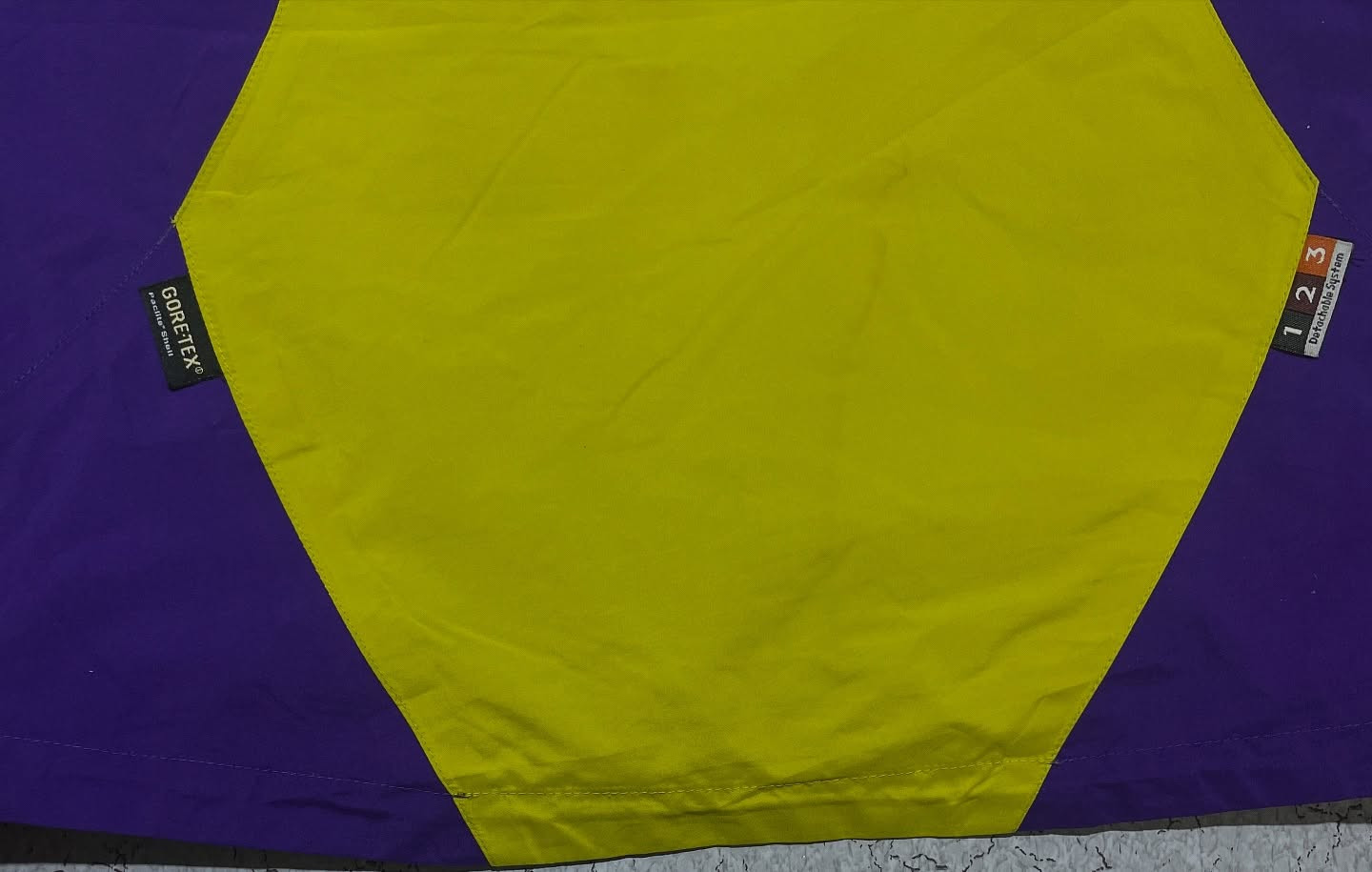 Black Yak Gore Tex Hooded Jacket Yellow Purple S