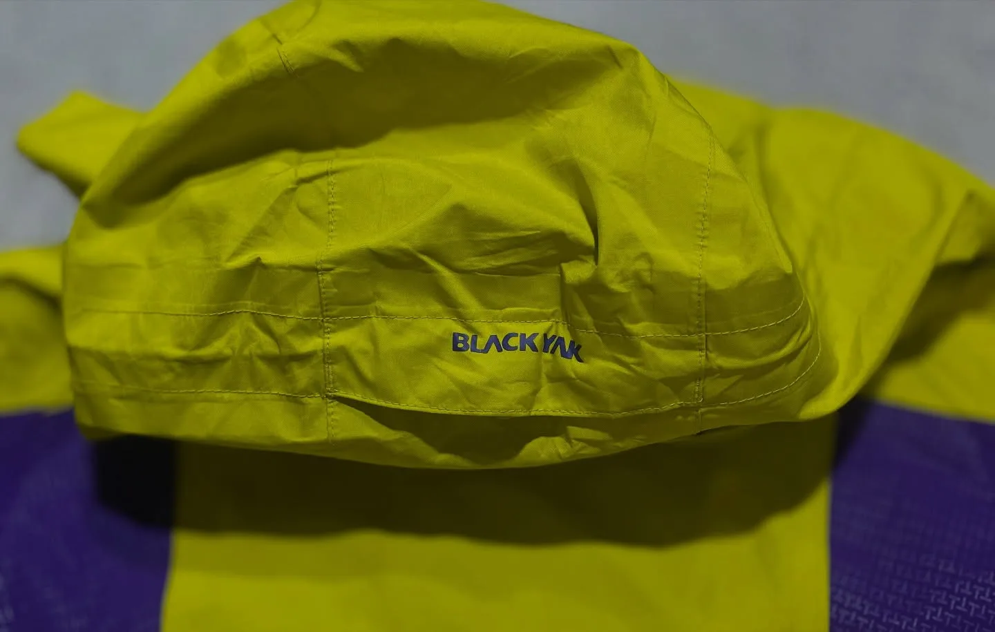 Black Yak Gore Tex Hooded Jacket Yellow Purple S