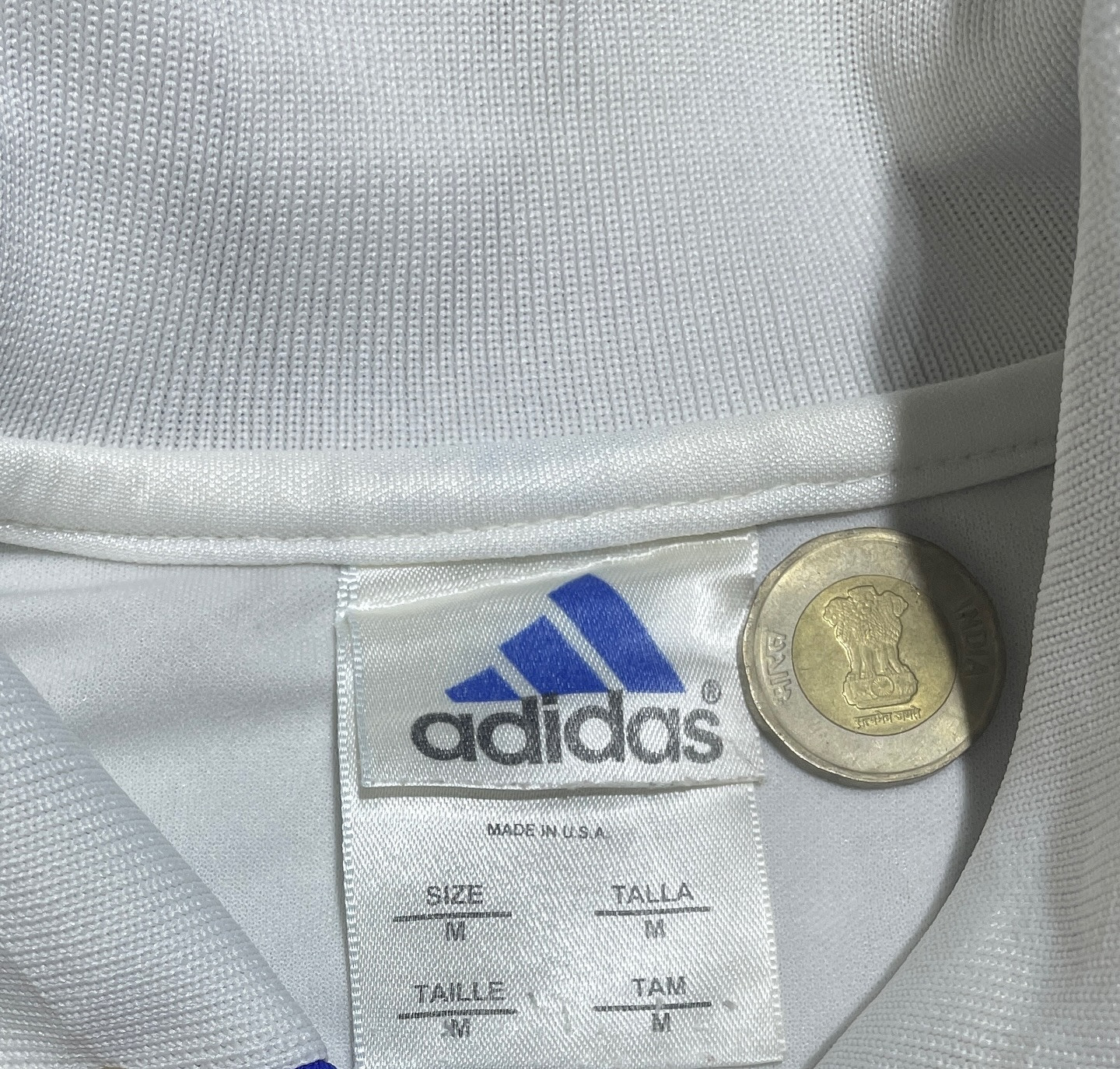 Adidas Football Jersey white size L condition