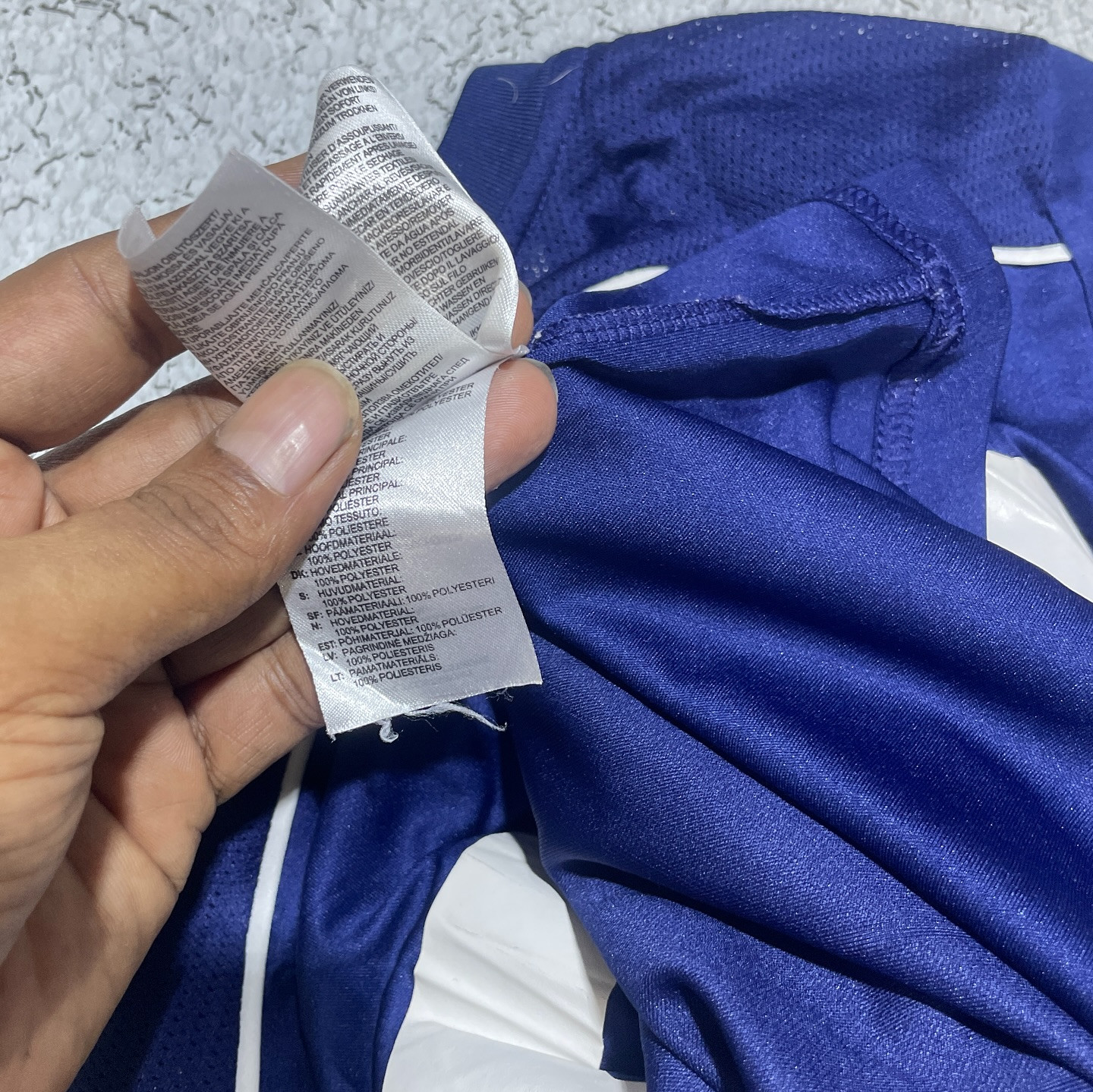 Adidas football jersey size S