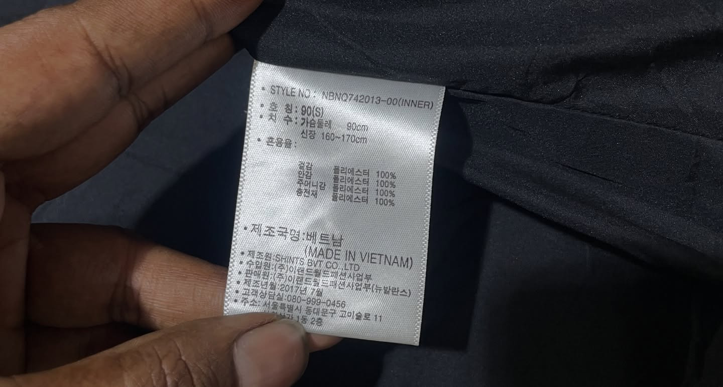 New Balance Puffer High Neck Jacket For Winter Size M