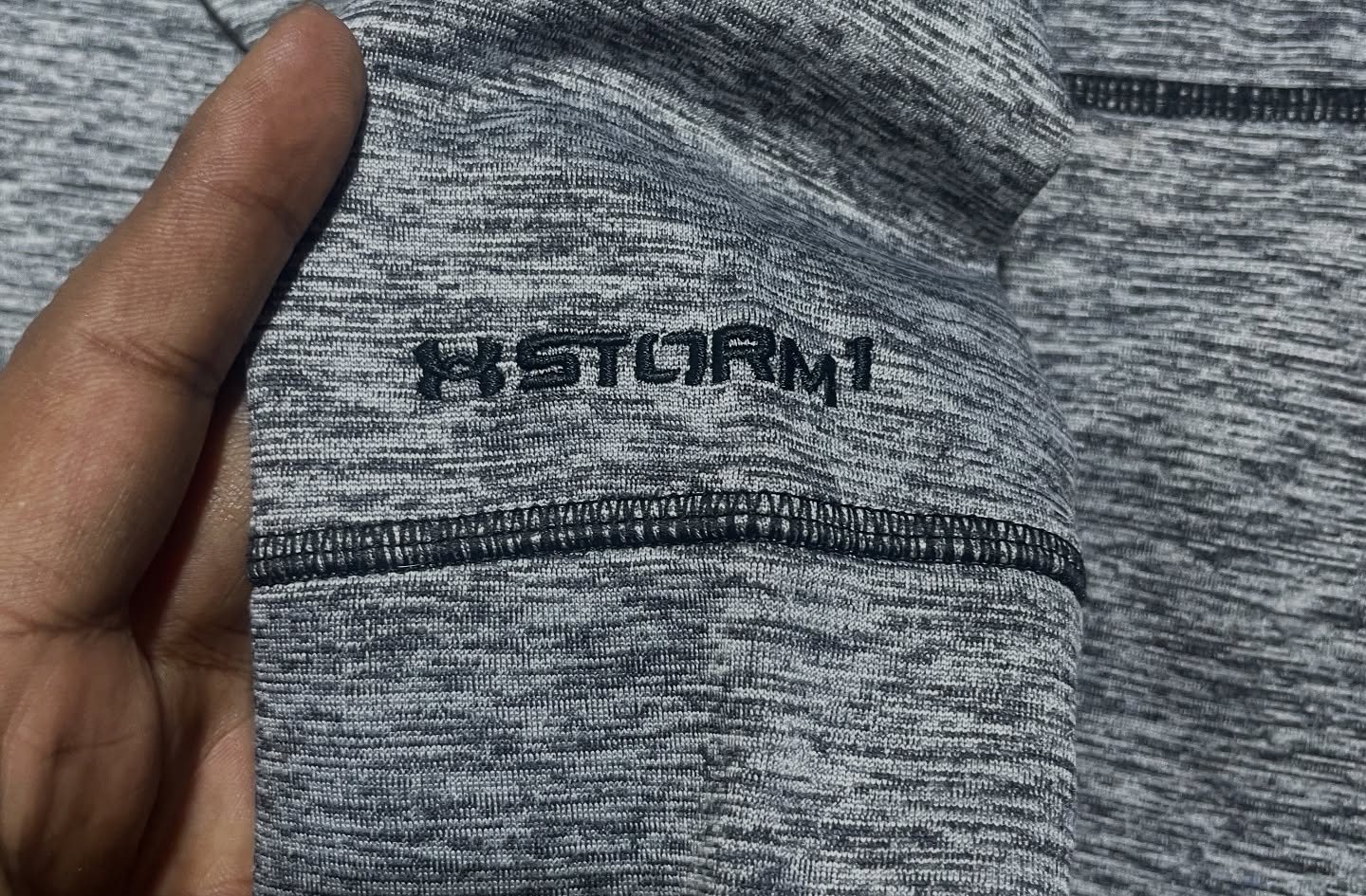 Under Armour Large Logo Hoodie Grey Xl