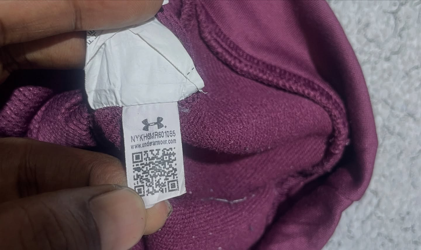 Under Armour Hoodie Size L Dark Pink L