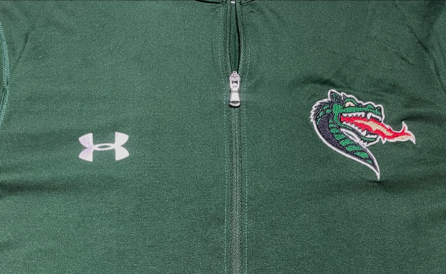 Under Armour Heatgear Half Zip Full Sleeve Tshirt Size S