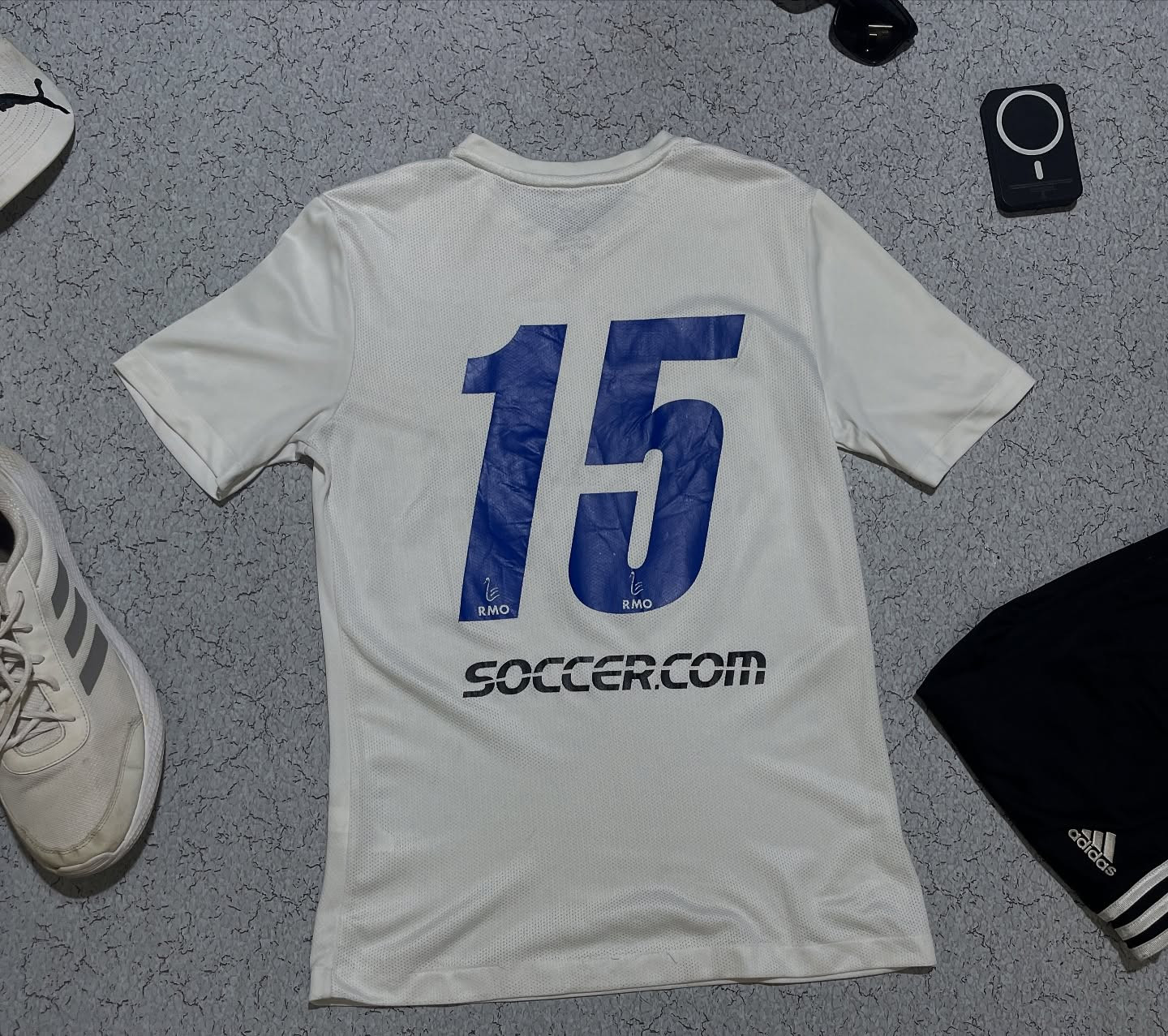 Nike Soccer.com Jersey White Size S