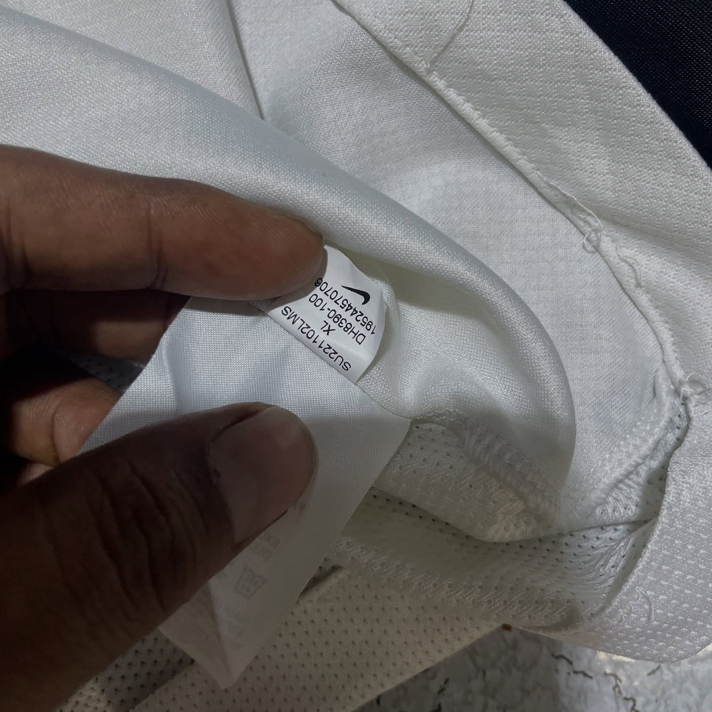 Nike Soccer.com Jersey White Size S