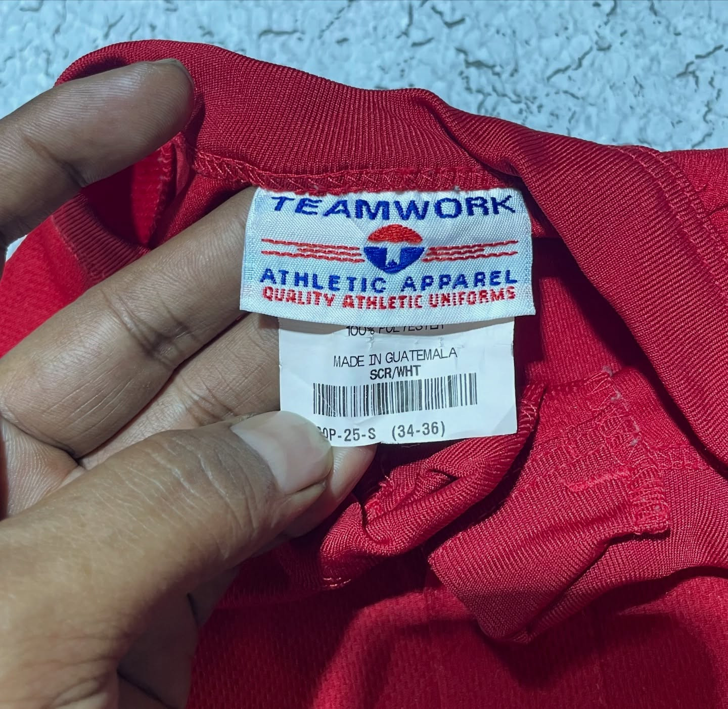 Baseball jersey size M