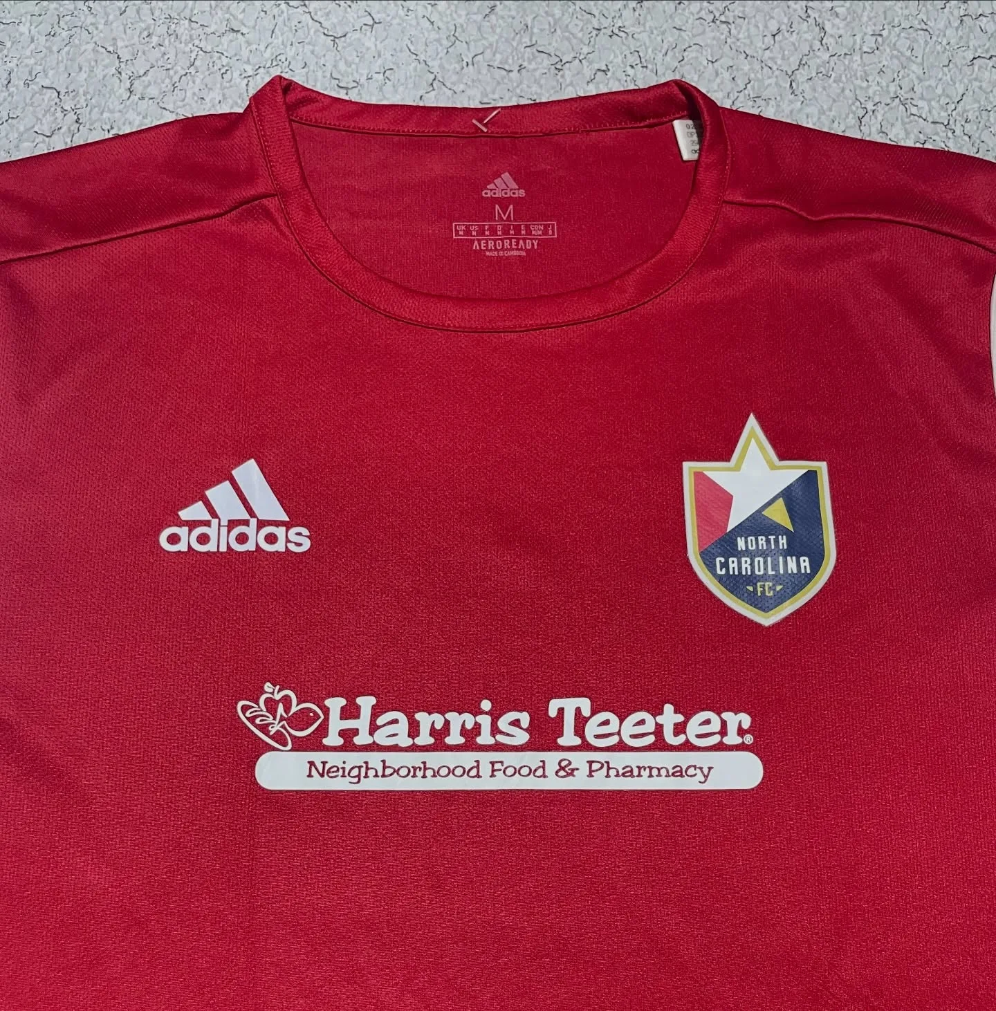 Adidas Aeroready North Carolina Jersey Red M