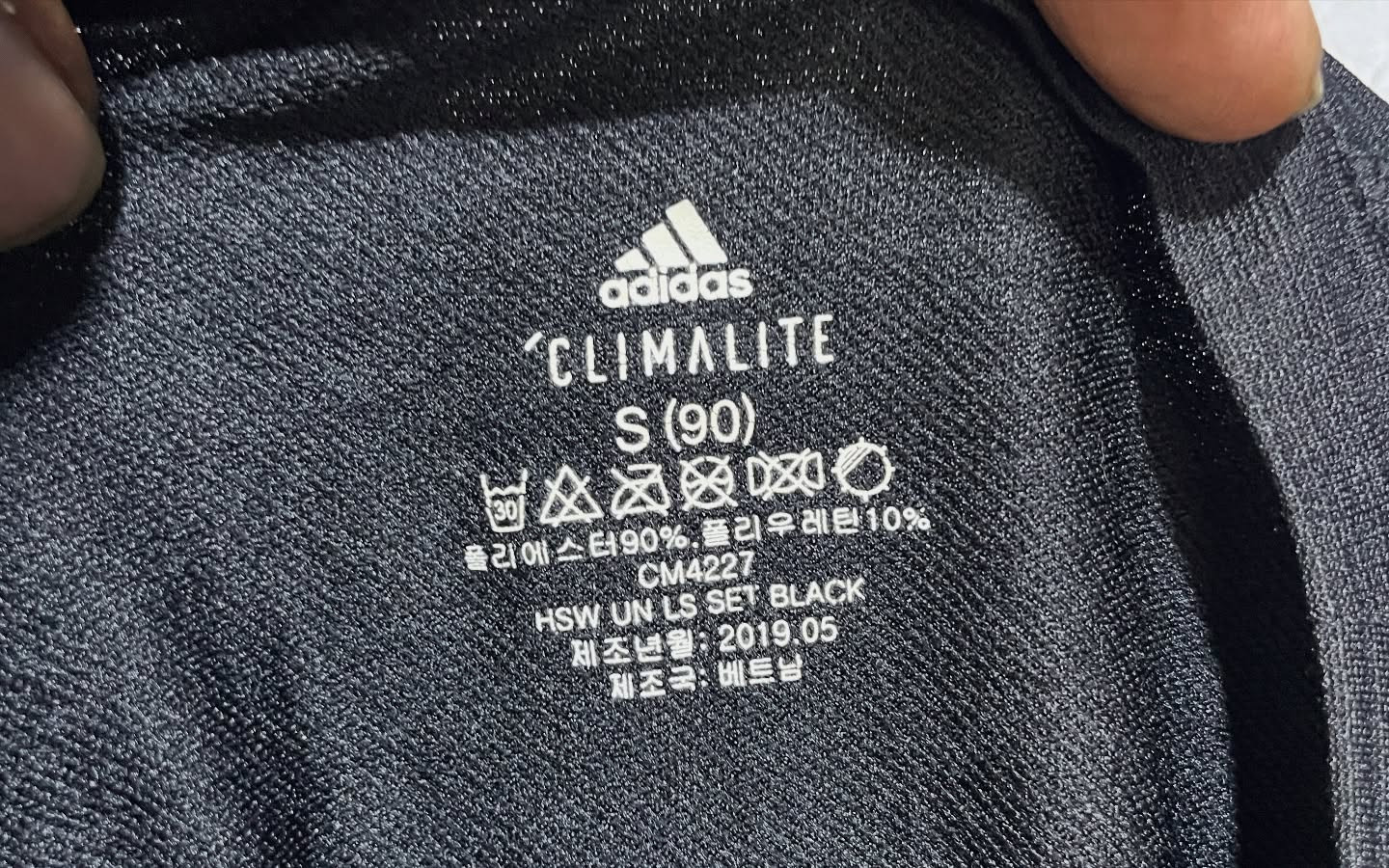 Adidas Compression Full Sleeve Tshirt Black Size S