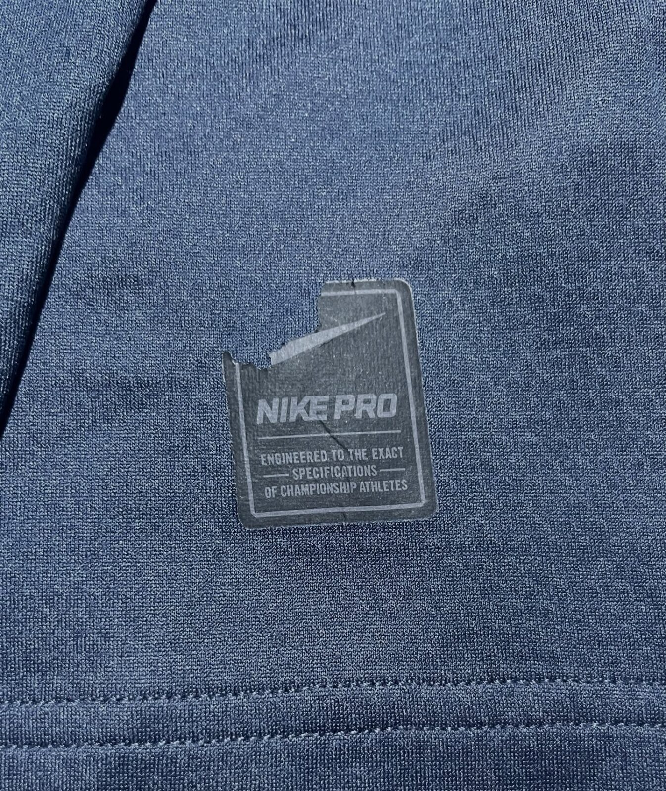 Nike Pro Dri Fit Full Sleeve Tshirt Size M Dark Blue