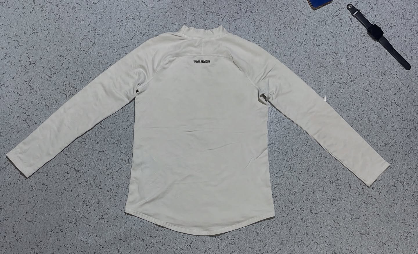 Under Armour High Neck Compression White S