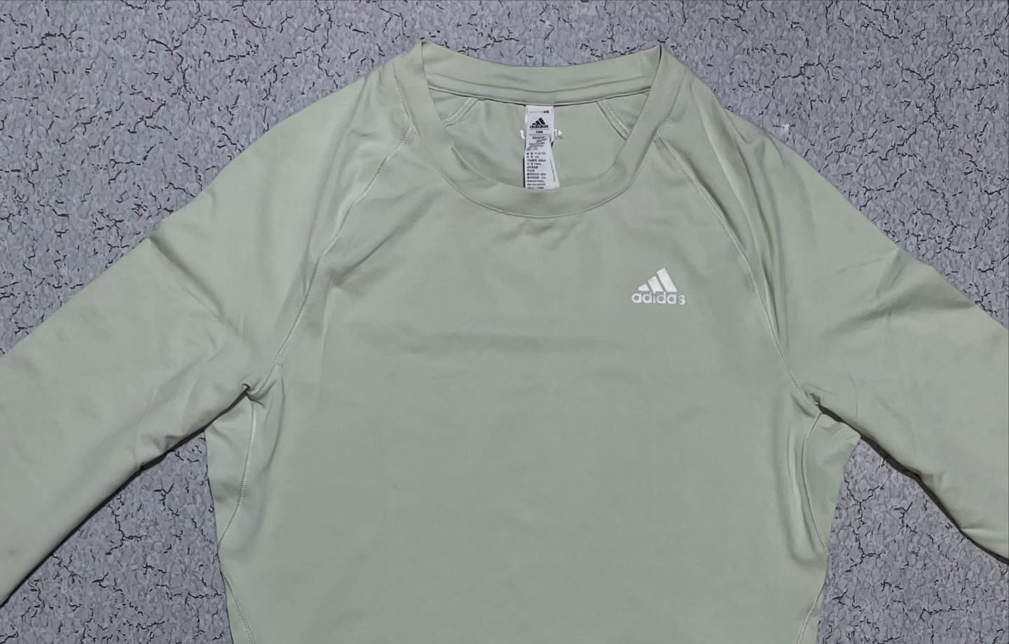Adidas Women Compression Tshirt M Light Green