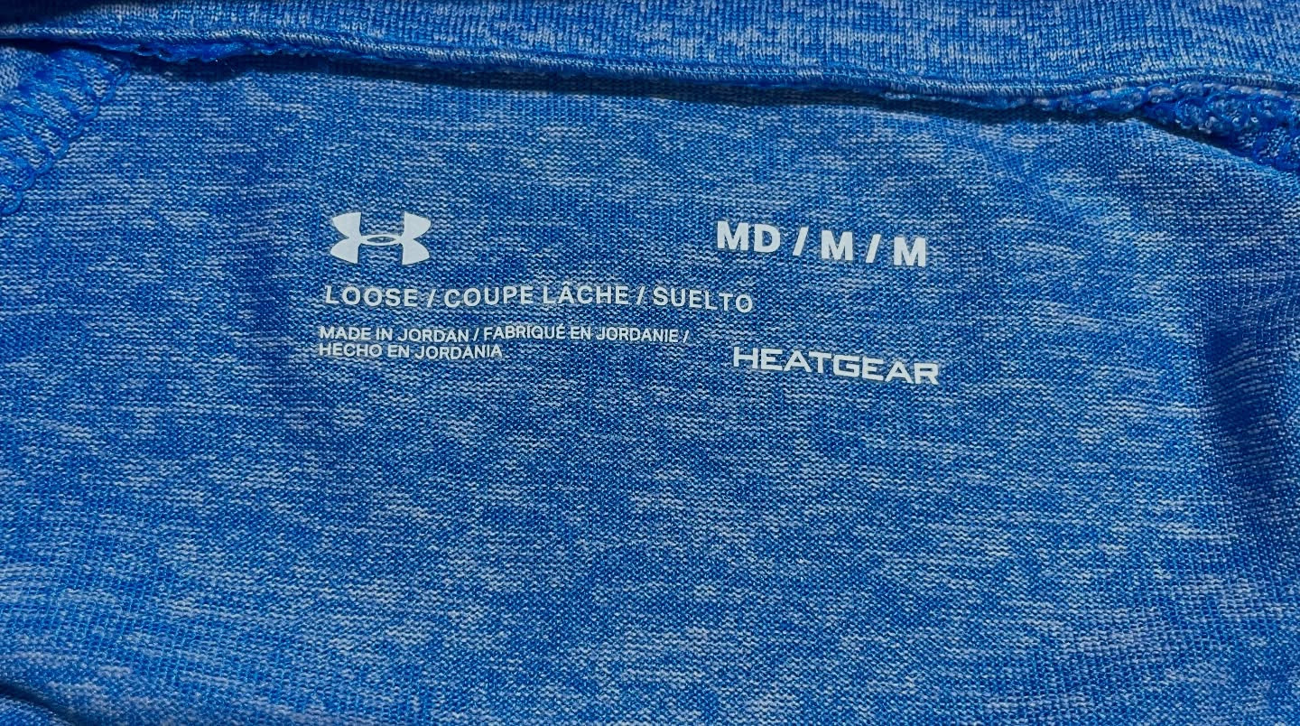 Under Armour Heatgrear Half Zip Up Tshirt Size M