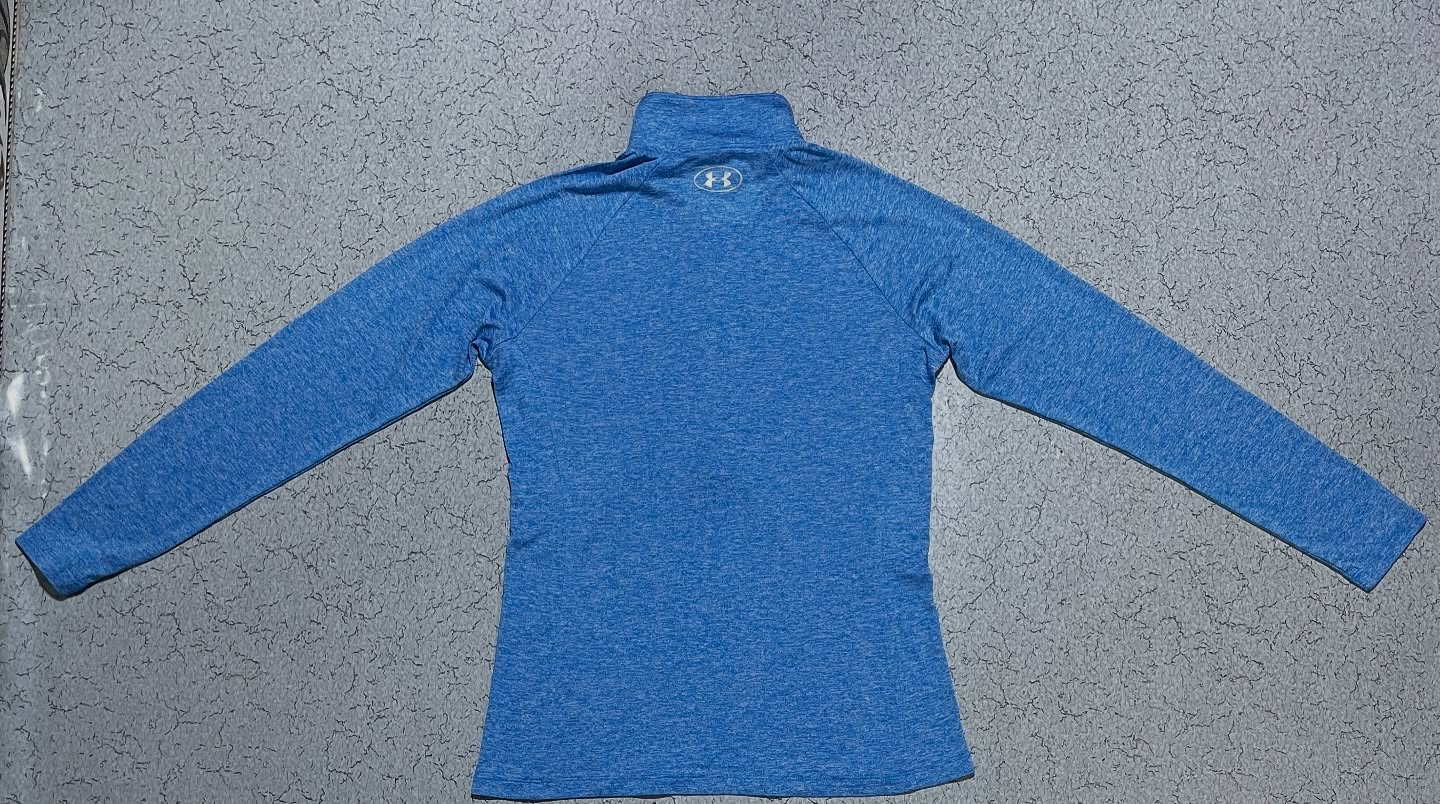 Under Armour Heatgrear Half Zip Up Tshirt Size M