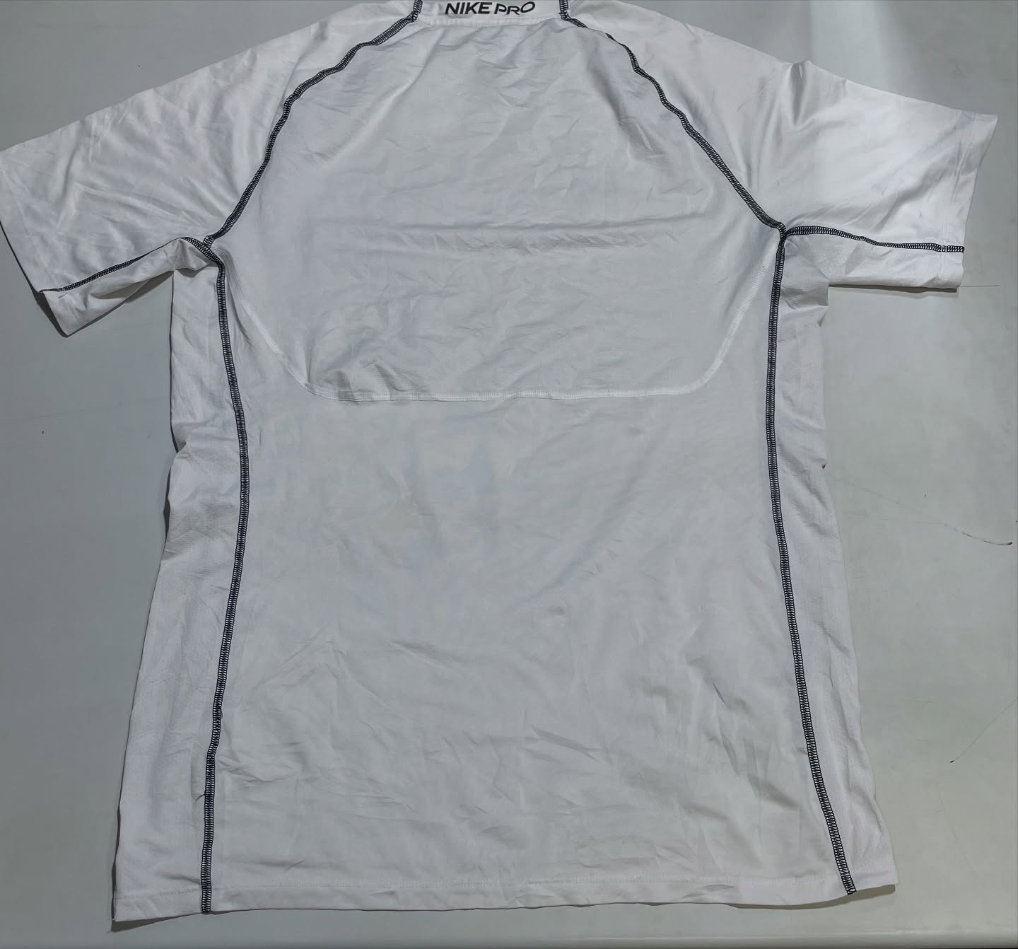 Nike Pro Men's body fitted tshirt white