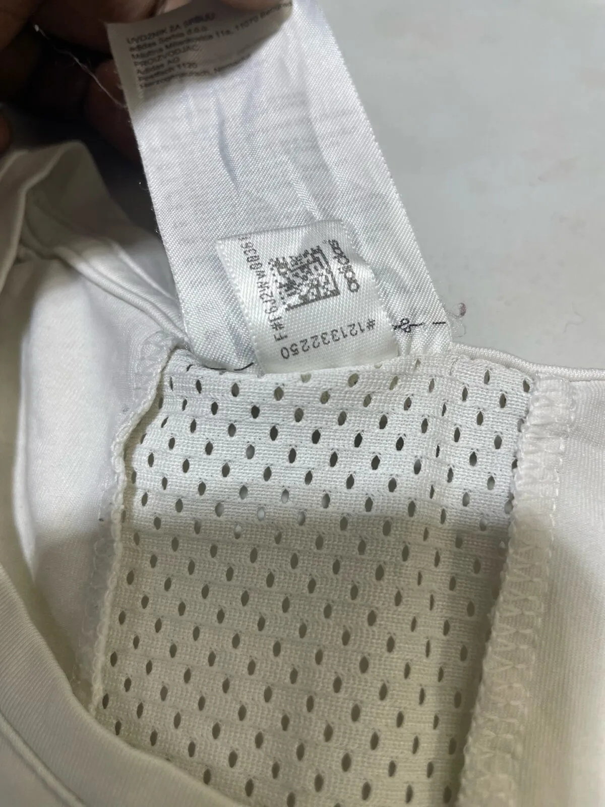 Adidas Women' Sports T-shirt Off White M
