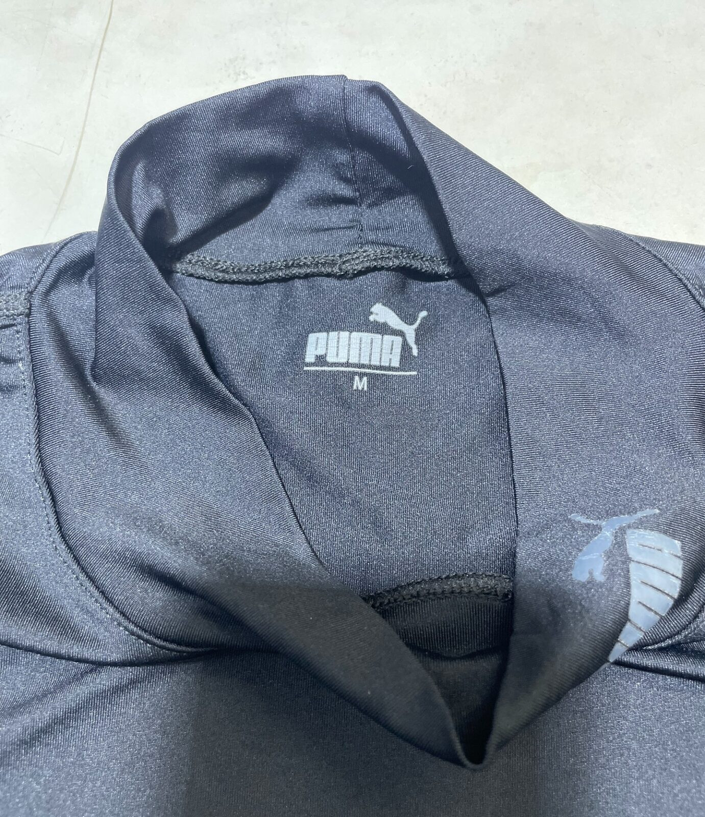Puma High Neck Compression Full Sleeve Tshirt Size M