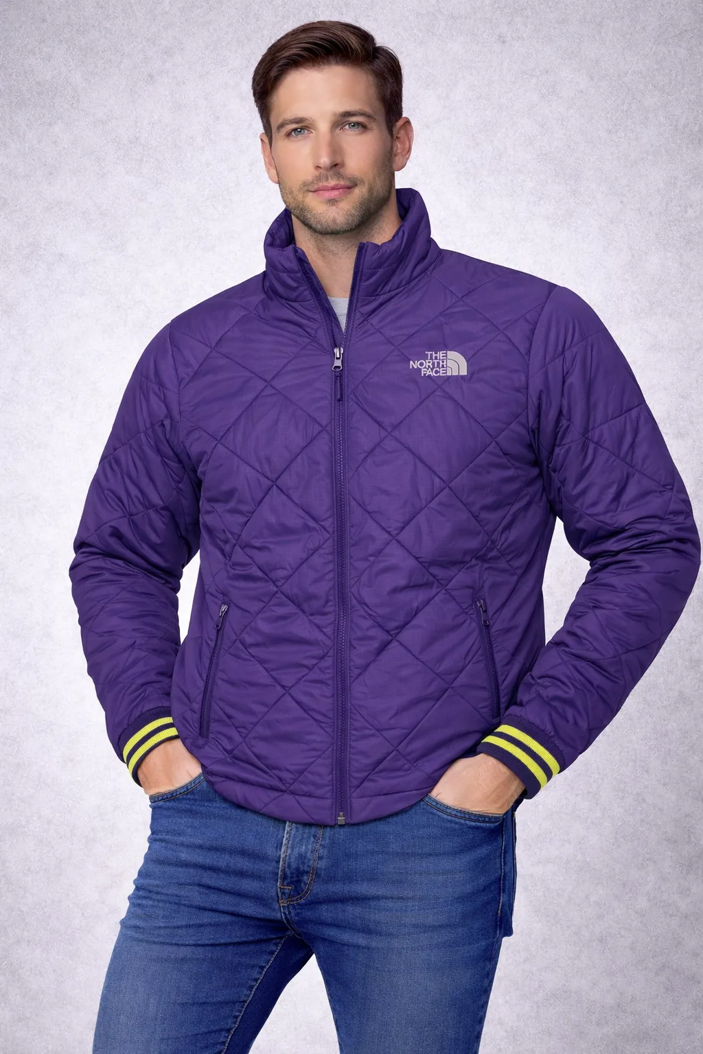 The North Face Puffer Jacket Size M Purple