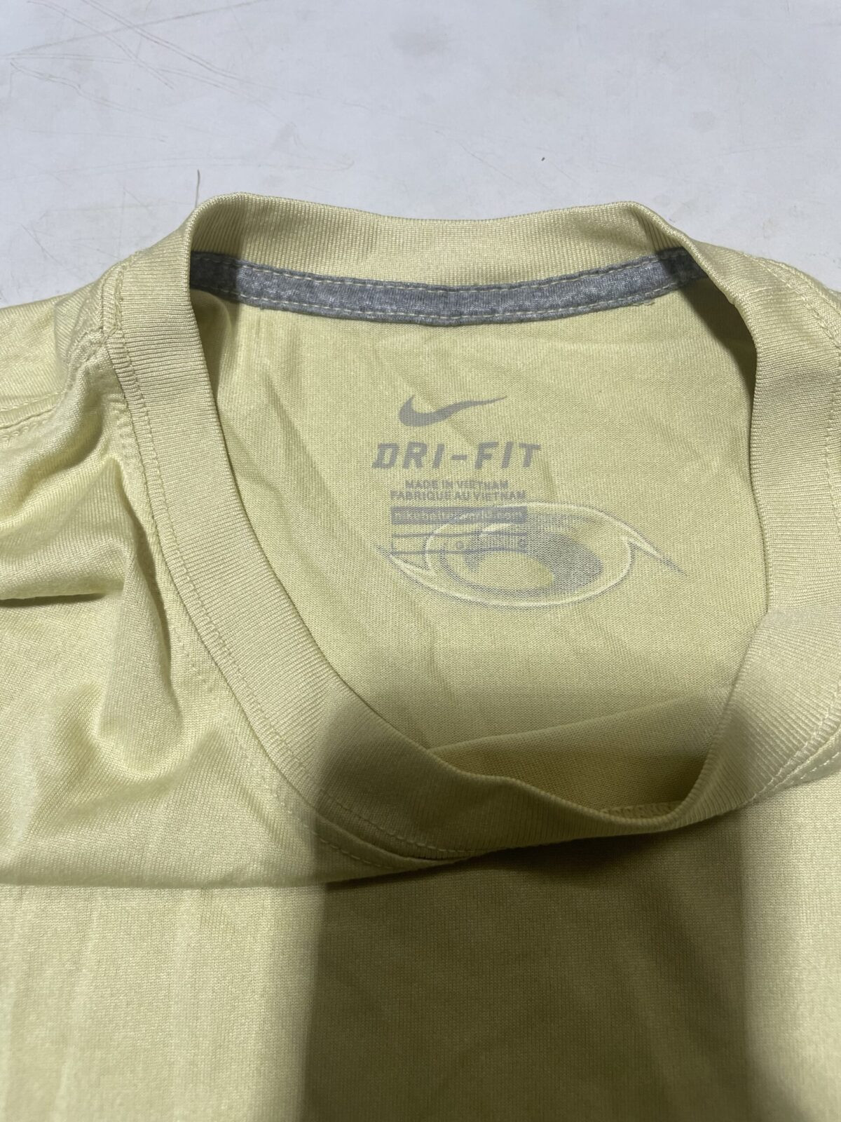 Nike Original Dri Fit Running Sleevless Tshirt Yellow XL