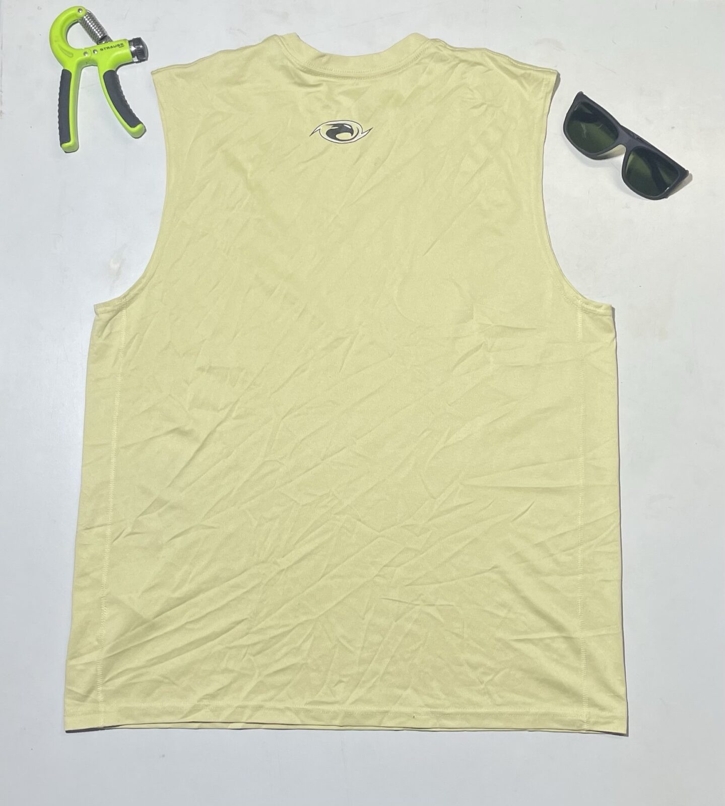 Nike Original Dri Fit Running Sleevless Tshirt Yellow XL
