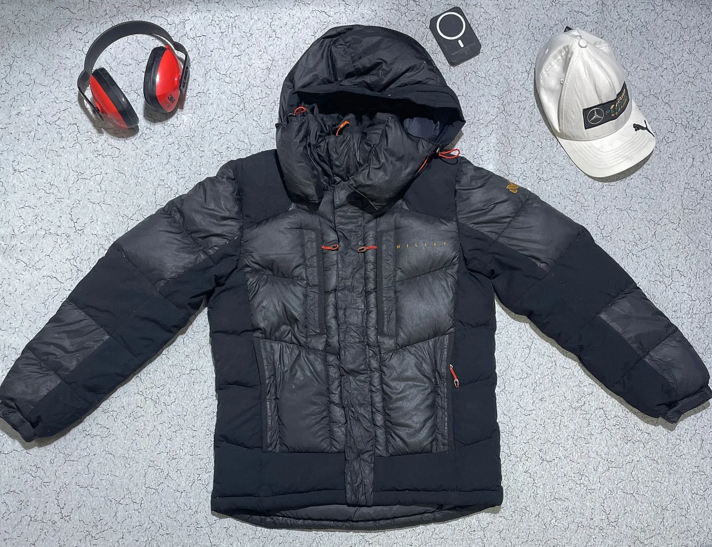 Millet Puffer Down Jacket Black Size M