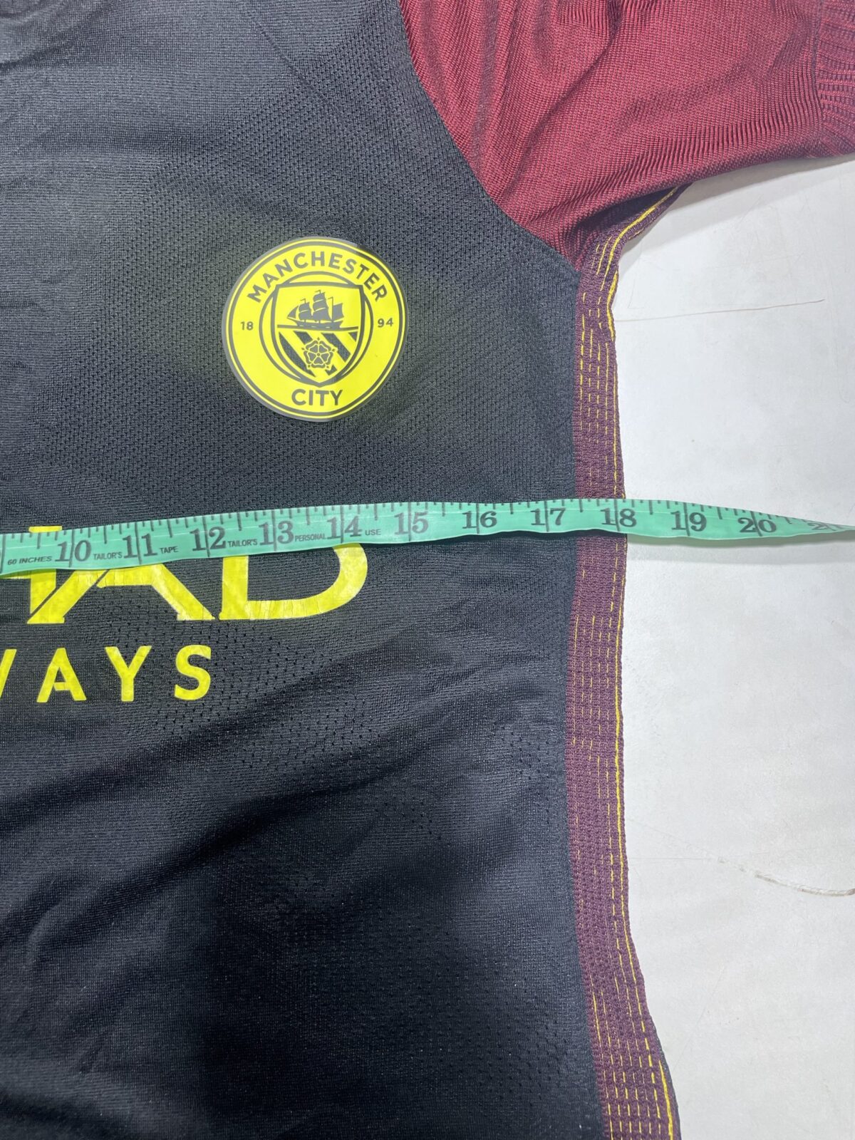 Nike Etihad Airways Jersey black size M