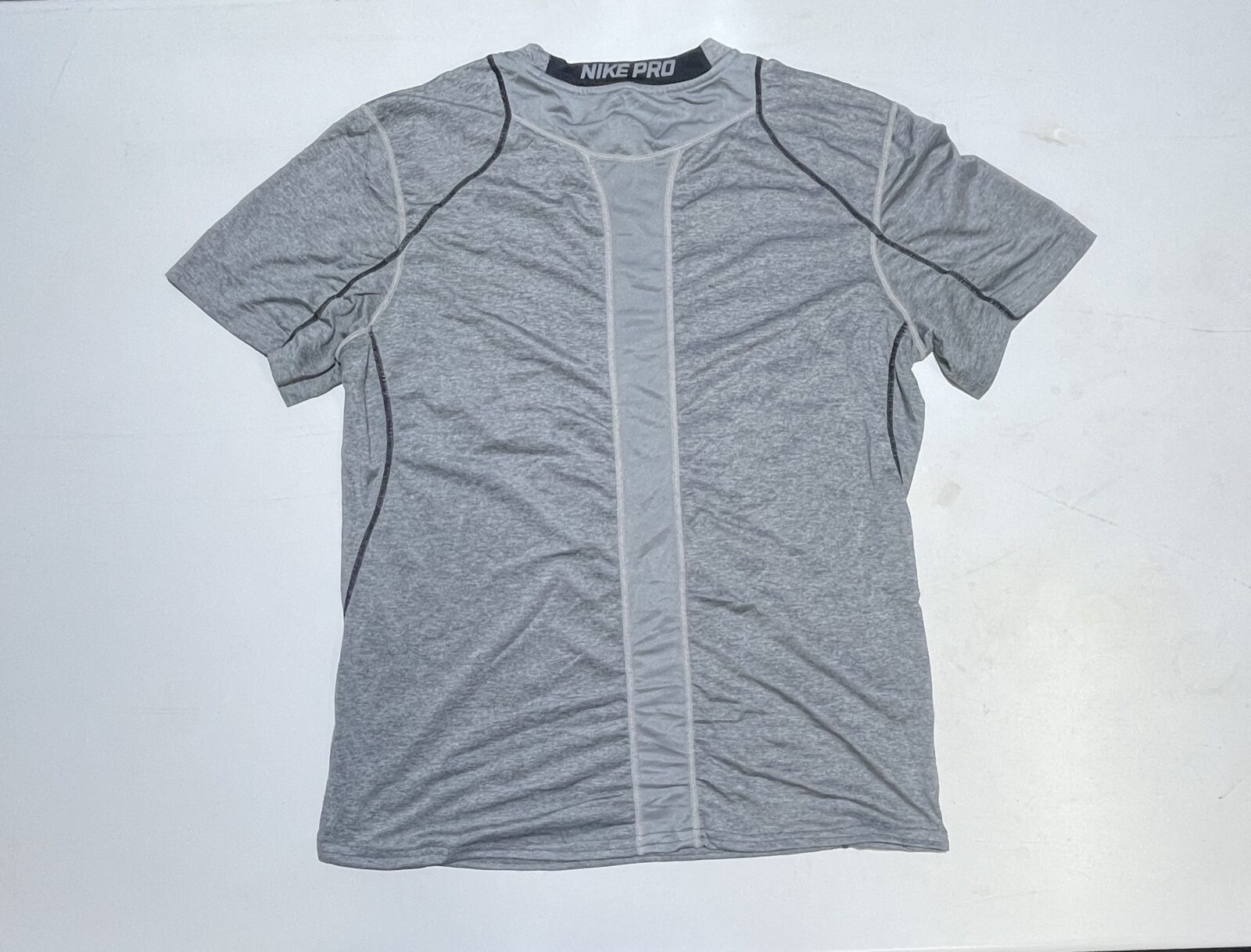 Nike Pro dri fit fitted compression size M grey colour