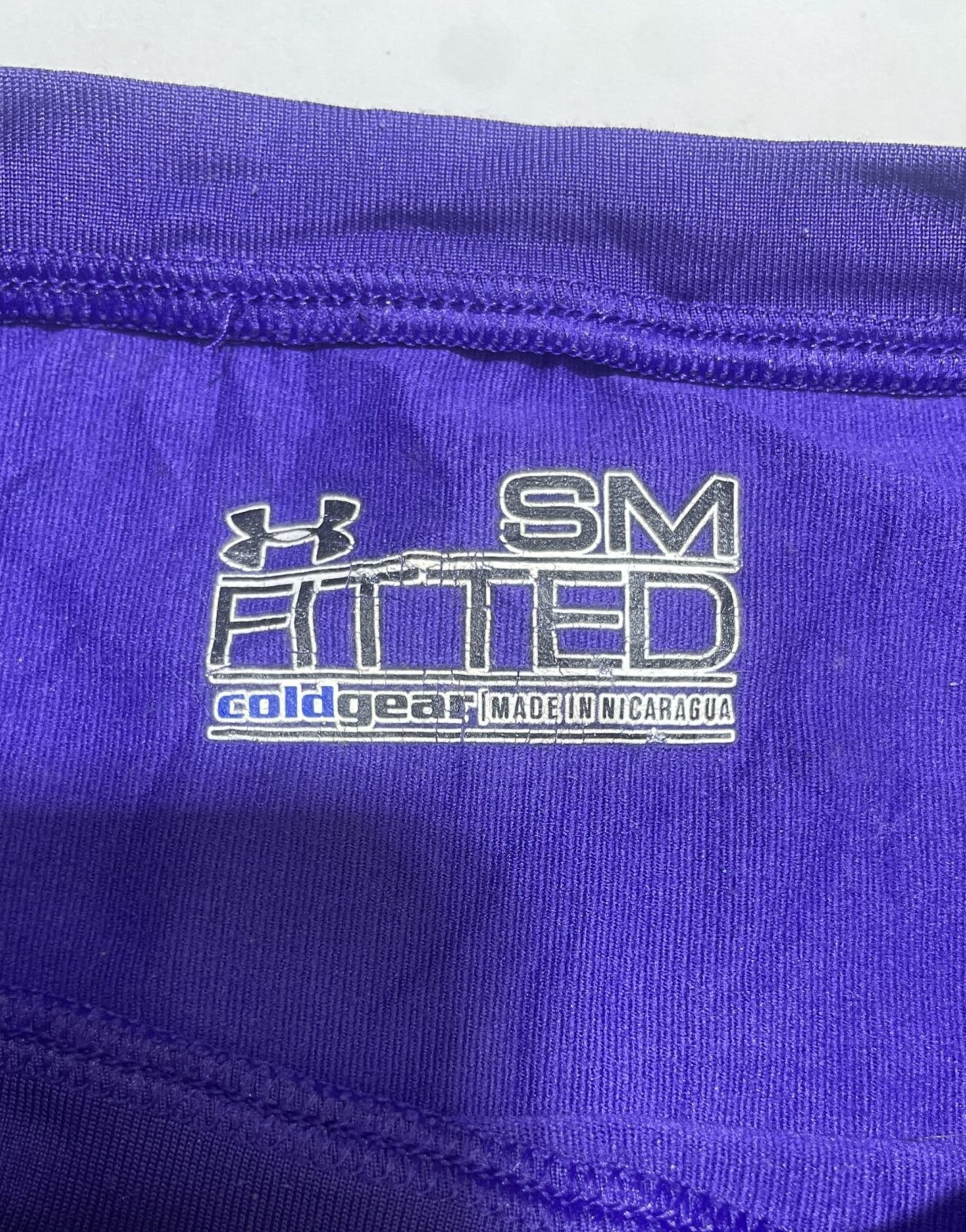 Under Armour Heatgear Full Sleeve Tshirt Purple Size S