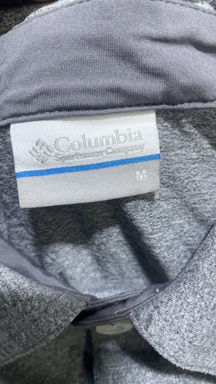 COLUMBIA OMNI WICK TSHIRT GREY SIZE M