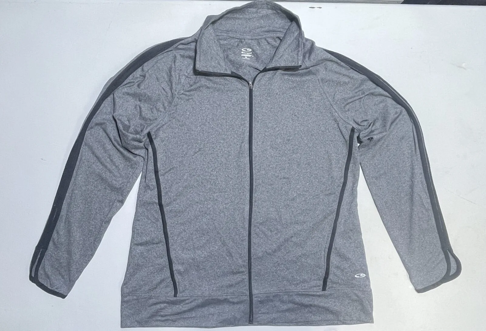 Champion Duodry Track Jacket  Grey Size M