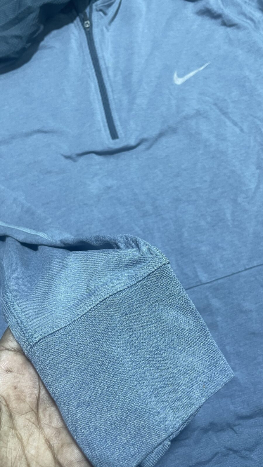NIKE DRI FIT HOODIE GREY SIZE XL