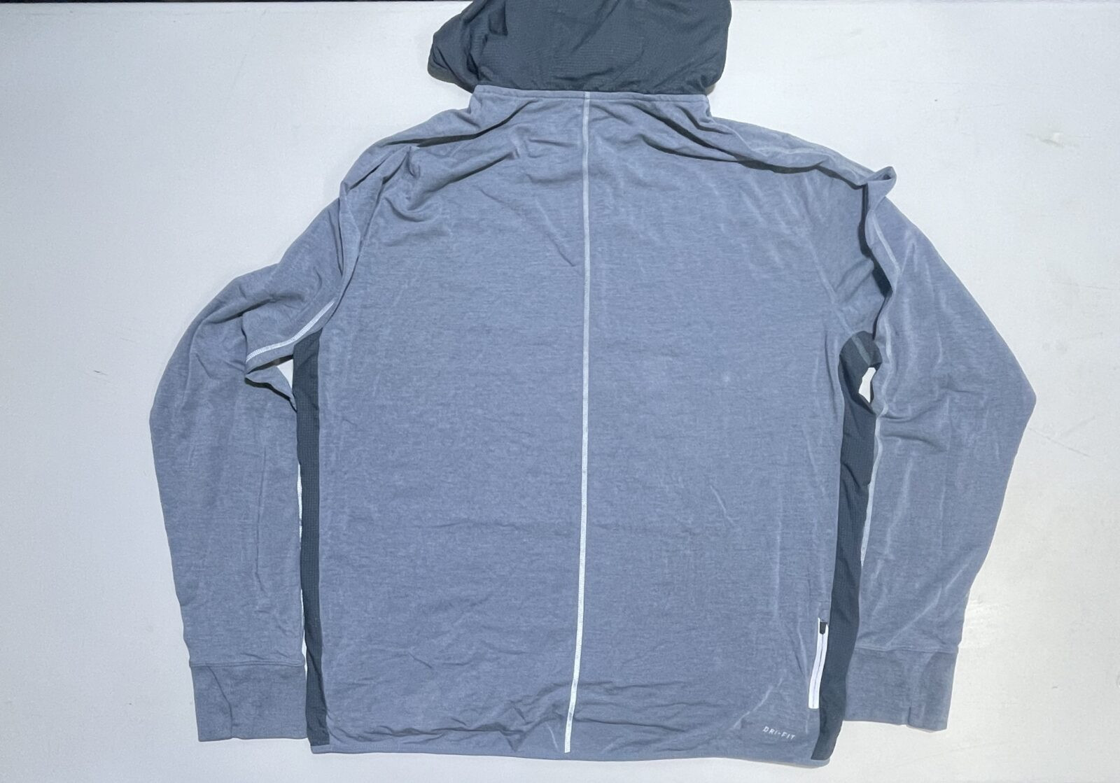 NIKE DRI FIT HOODIE GREY SIZE XL